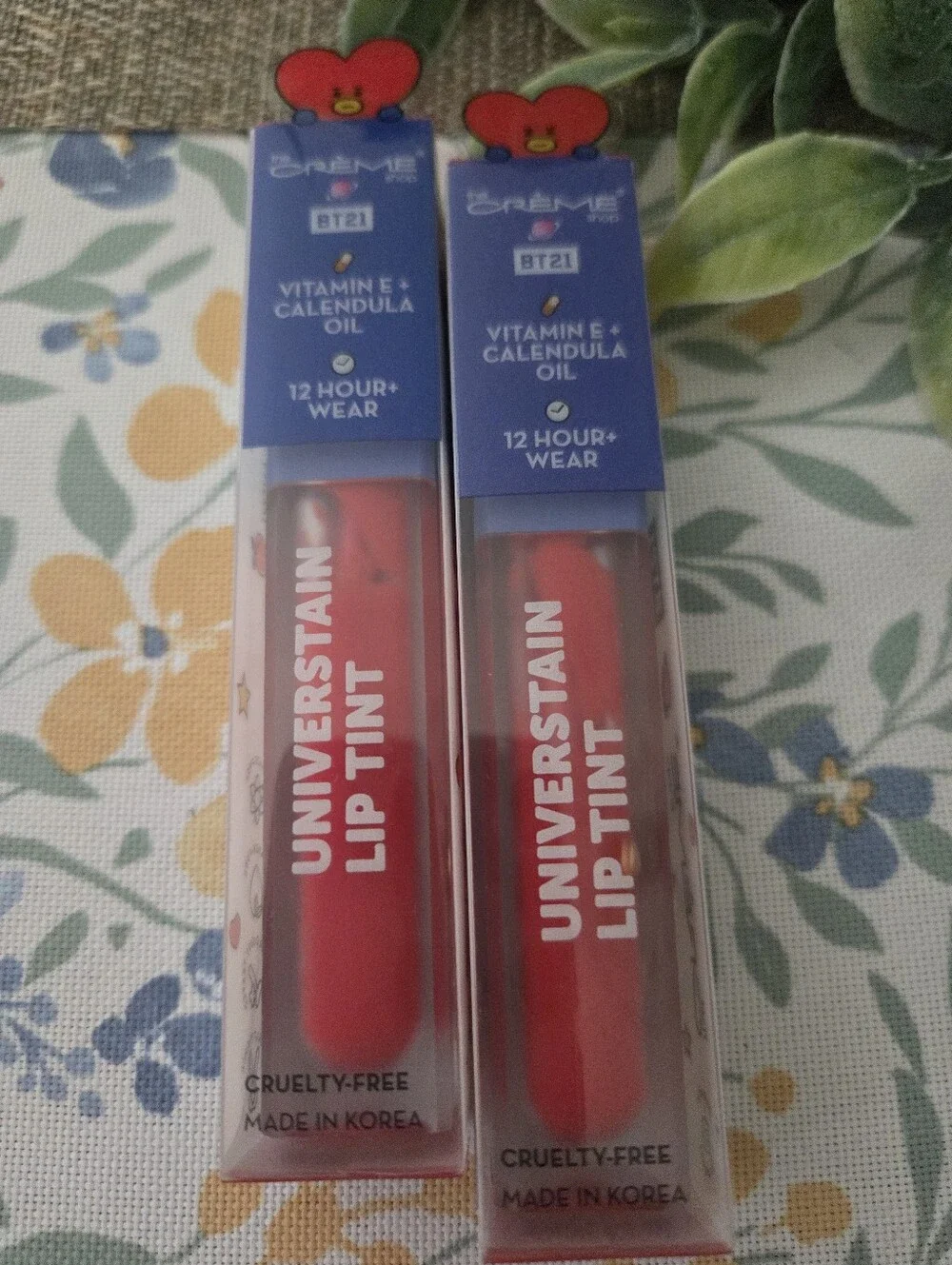 The Crème Shop BT21 Universtain Lip Tint — Red